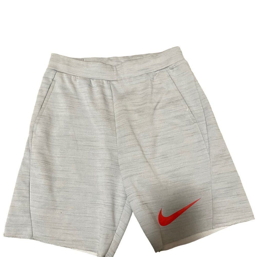 Nike 841811-012 Therma Fit Dri-Fit Hangtime Red Swoosh Athletic Shorts Men's Lg